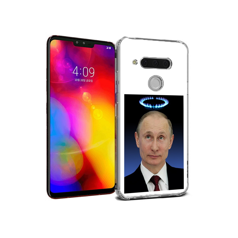 

Чехол MyPads Tocco для LG V40 ThinQ святой газ (PT121590.74.594), Прозрачный, Tocco