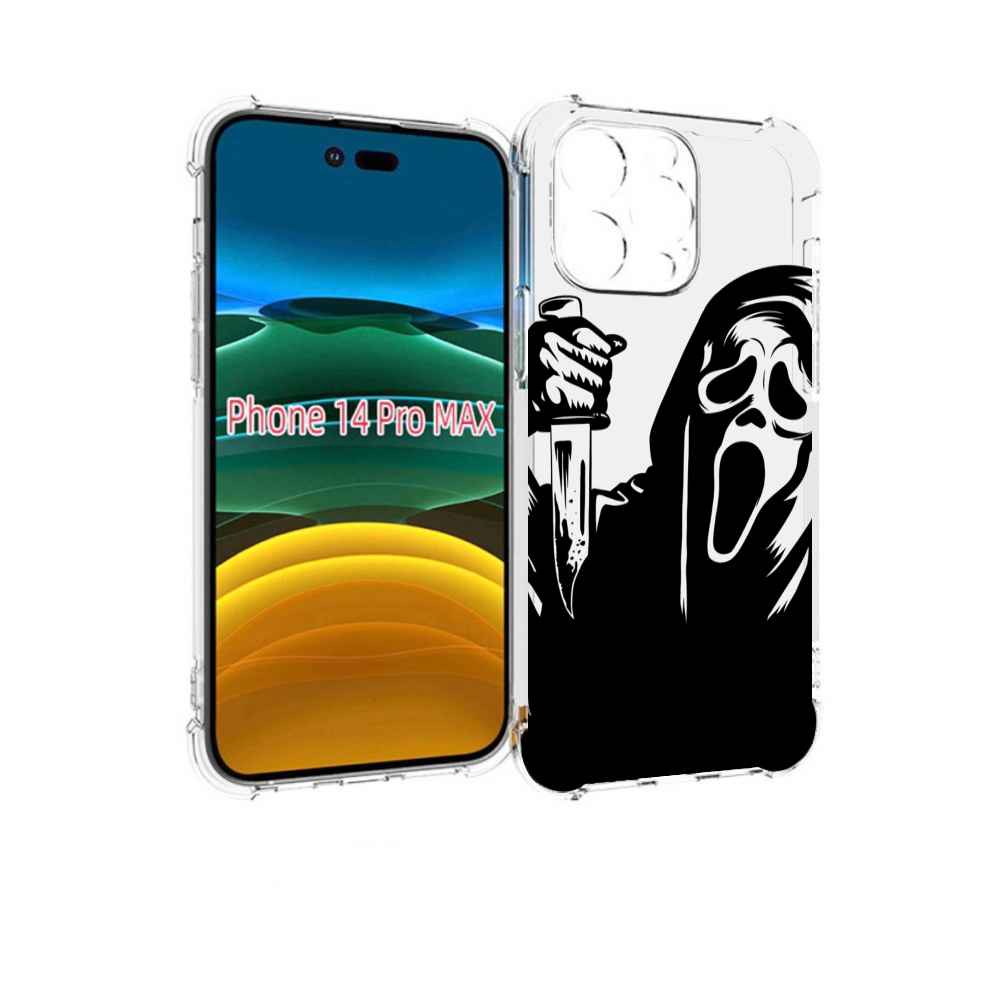 

Чехол MyPads крик-с-ножом для iPhone 14 Pro Max, Прозрачный, Tocco