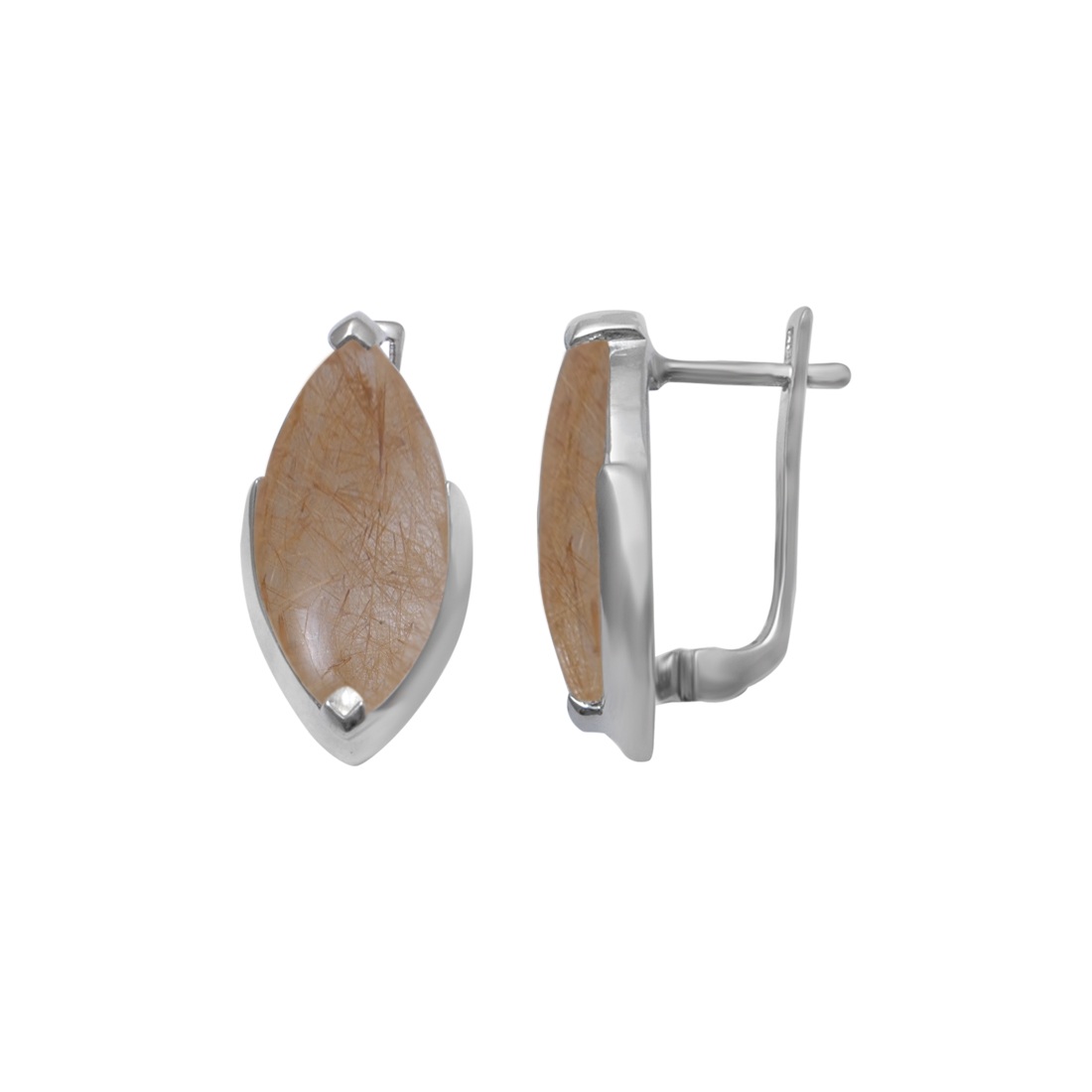 

Серьги женские из серебра Balex Jewellery 2410931597, кварц, 2410931597