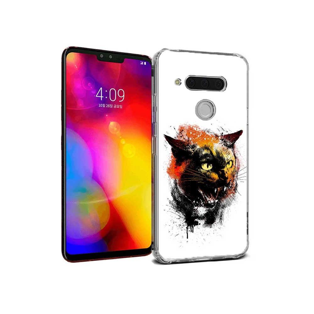 

Чехол MyPads Tocco для LG V40 ThinQ сиамский кот (PT121590.74.598), Прозрачный, Tocco