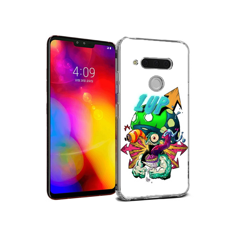 

Чехол MyPads Tocco для LG V40 ThinQ сильный гриб абстракция (PT121590.74.599), Прозрачный, Tocco