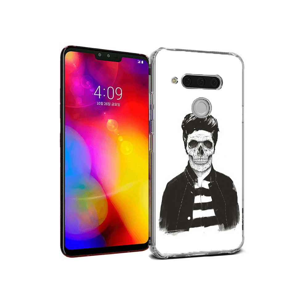 

Чехол MyPads Tocco для LG V40 ThinQ скелет (PT121590.74.604), Прозрачный, Tocco
