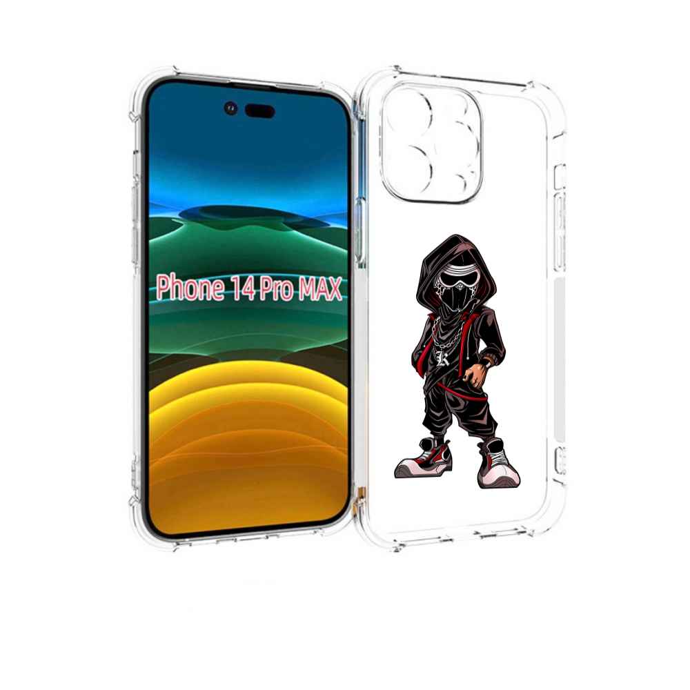 

Чехол MyPads крутой-ниндзя для iPhone 14 Pro Max, Прозрачный, Tocco