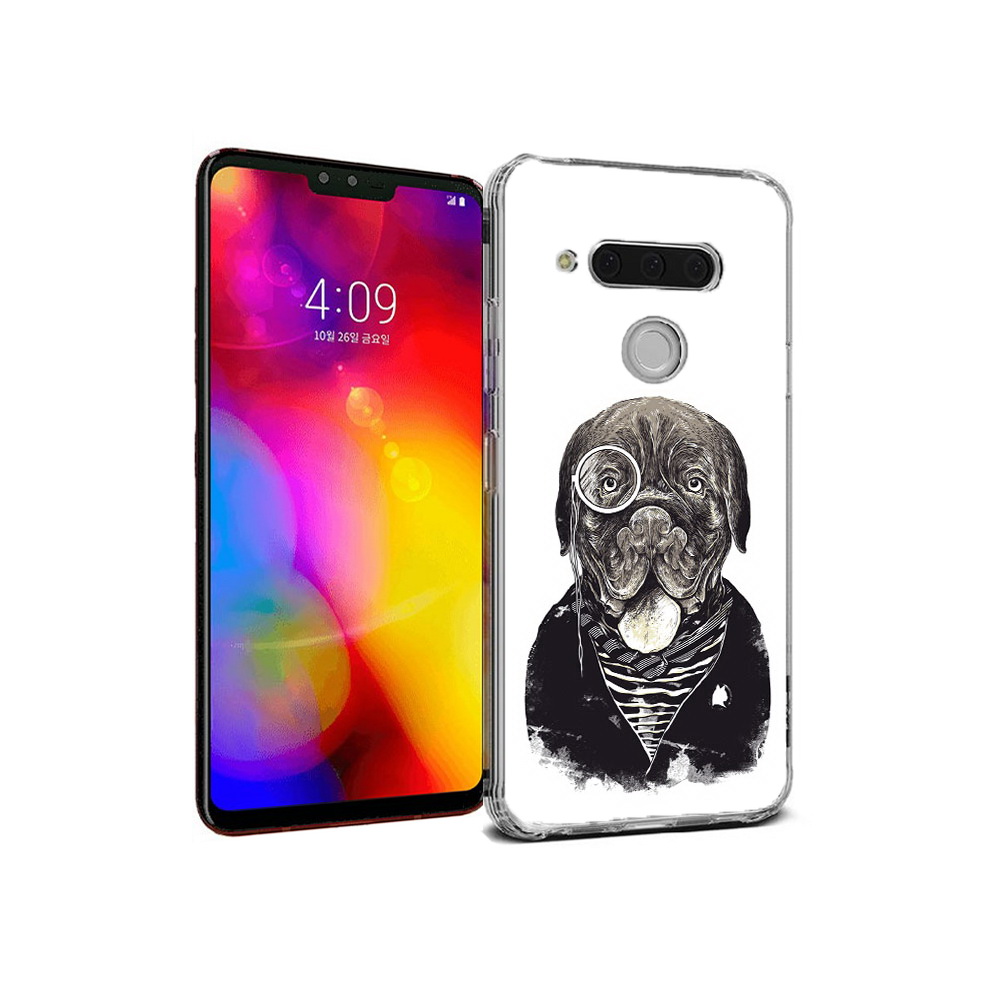 

Чехол MyPads Tocco для LG V40 ThinQ солидный песик (PT121590.74.615), Прозрачный, Tocco