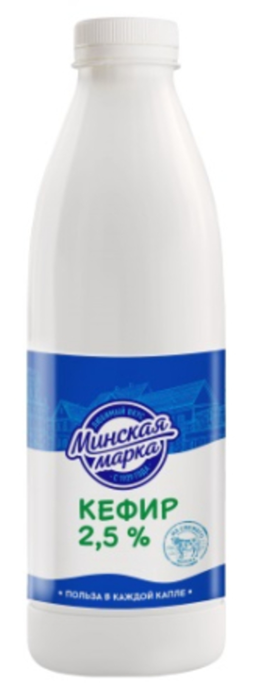 

Кефир Бутылка 2,5% Минская Марка 900мл