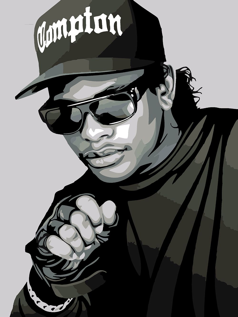

Картина по номерам Красиво Красим Eazy-E, 60 х 80 см, Eazy-E