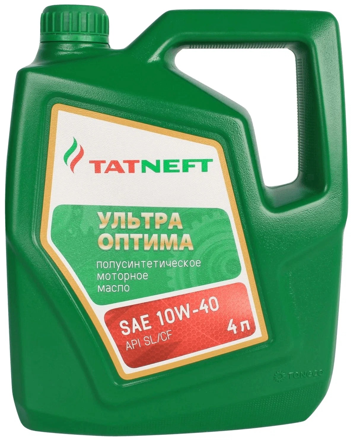 Моторное масло TATNEFT ультра-Оптима SAE 10W40 API SL/CF 4л