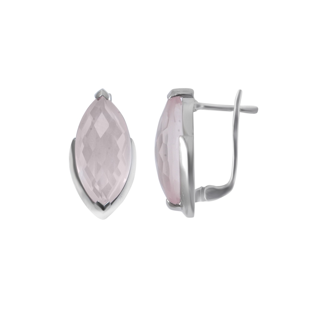 

Серьги женские из серебра Balex Jewellery 2410931653, кварц, 2410931653