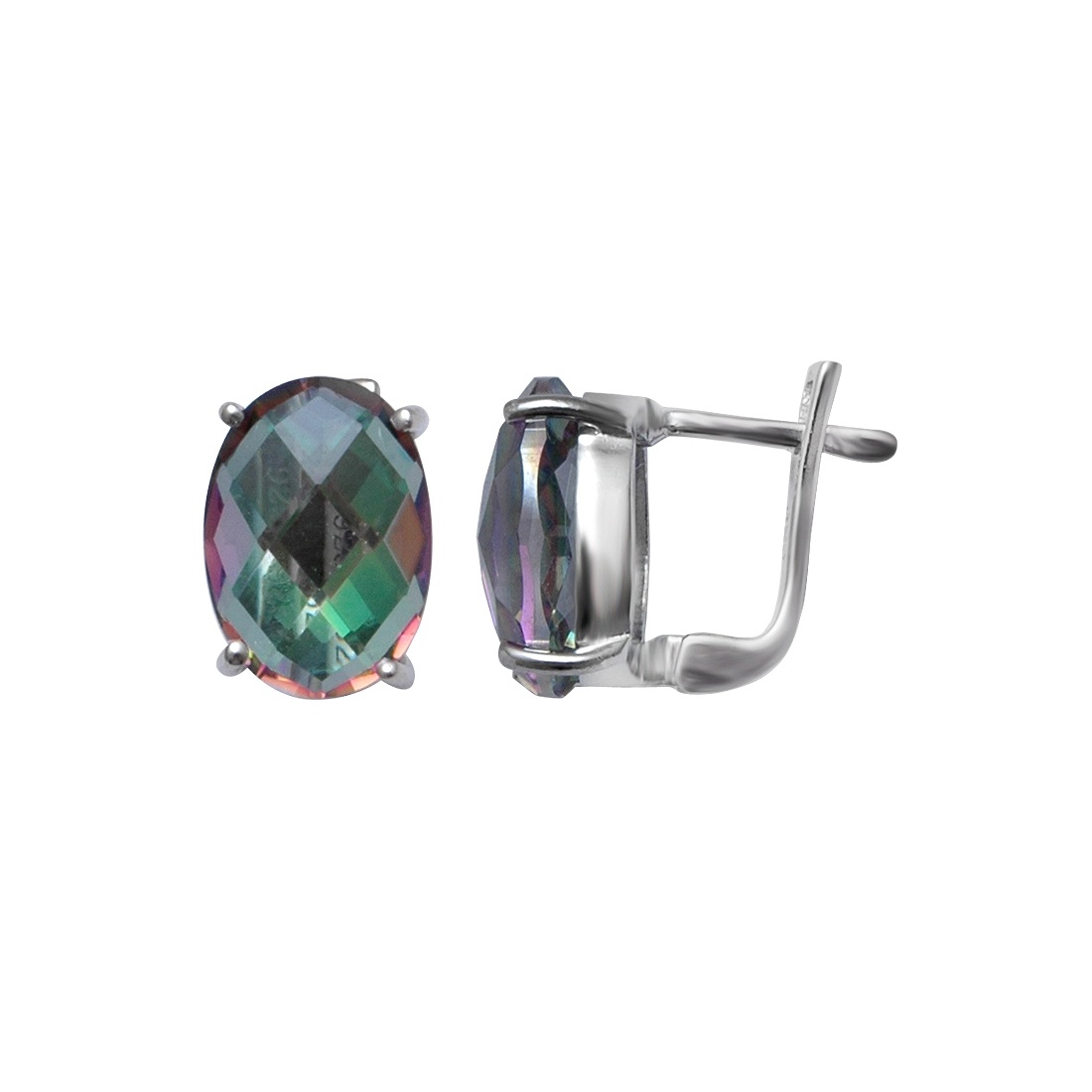 

Серьги женские из серебра Balex Jewellery 2410931664, кварц