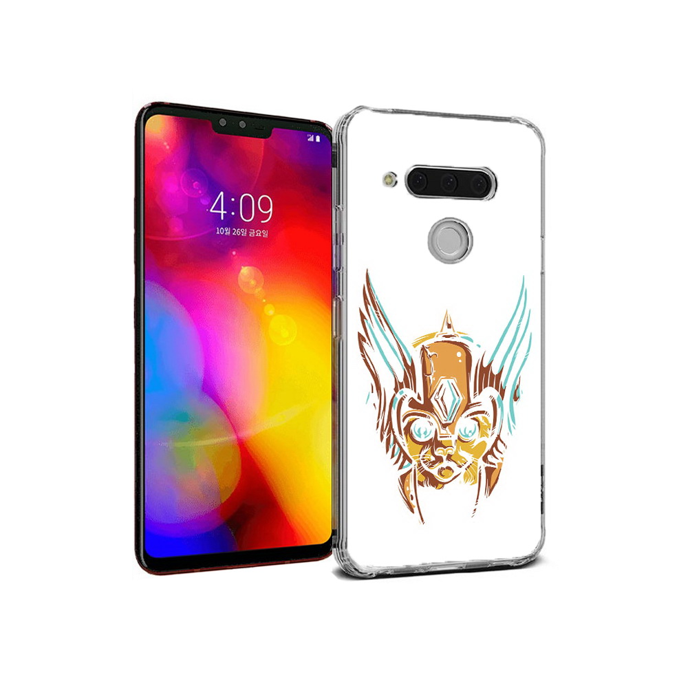 

Чехол MyPads Tocco для LG V40 ThinQ тор абстракция (PT121590.74.644), Прозрачный, Tocco