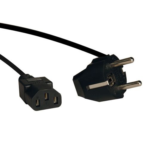 фото Кабель tripp lite iec 320 c13-cee 7/7, m-f 1,8м black (p054-006)