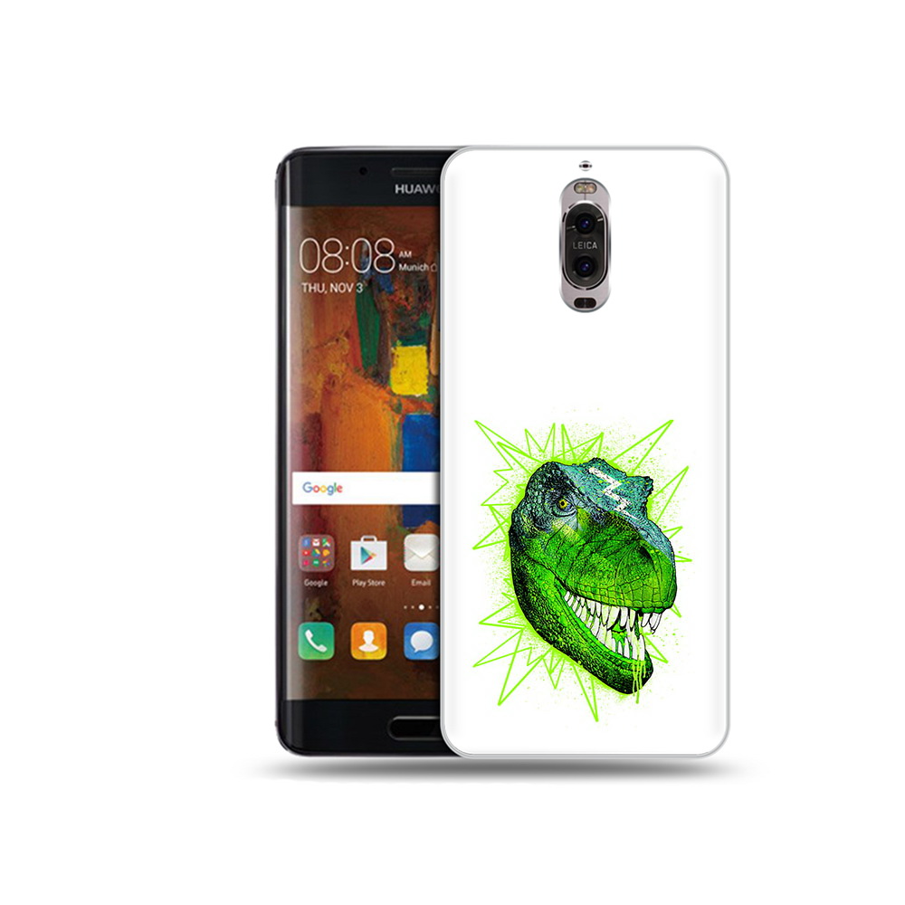 

Чехол MyPads Tocco для Huawei Mate 9 Pro зеленый динозавр (PT50613.55.358), Прозрачный, Tocco