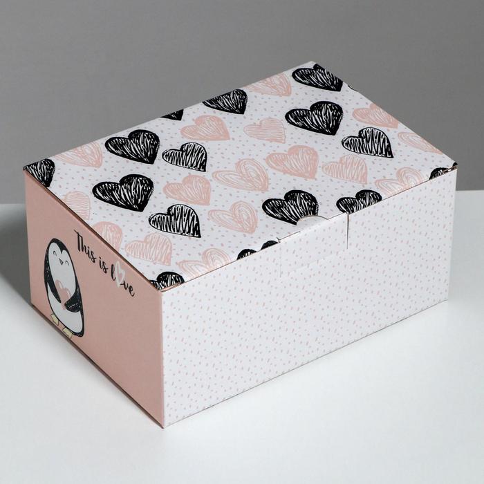 

Коробкапенал Дарите счастье This is love 22 x 15 x 10 см, Разноцветный
