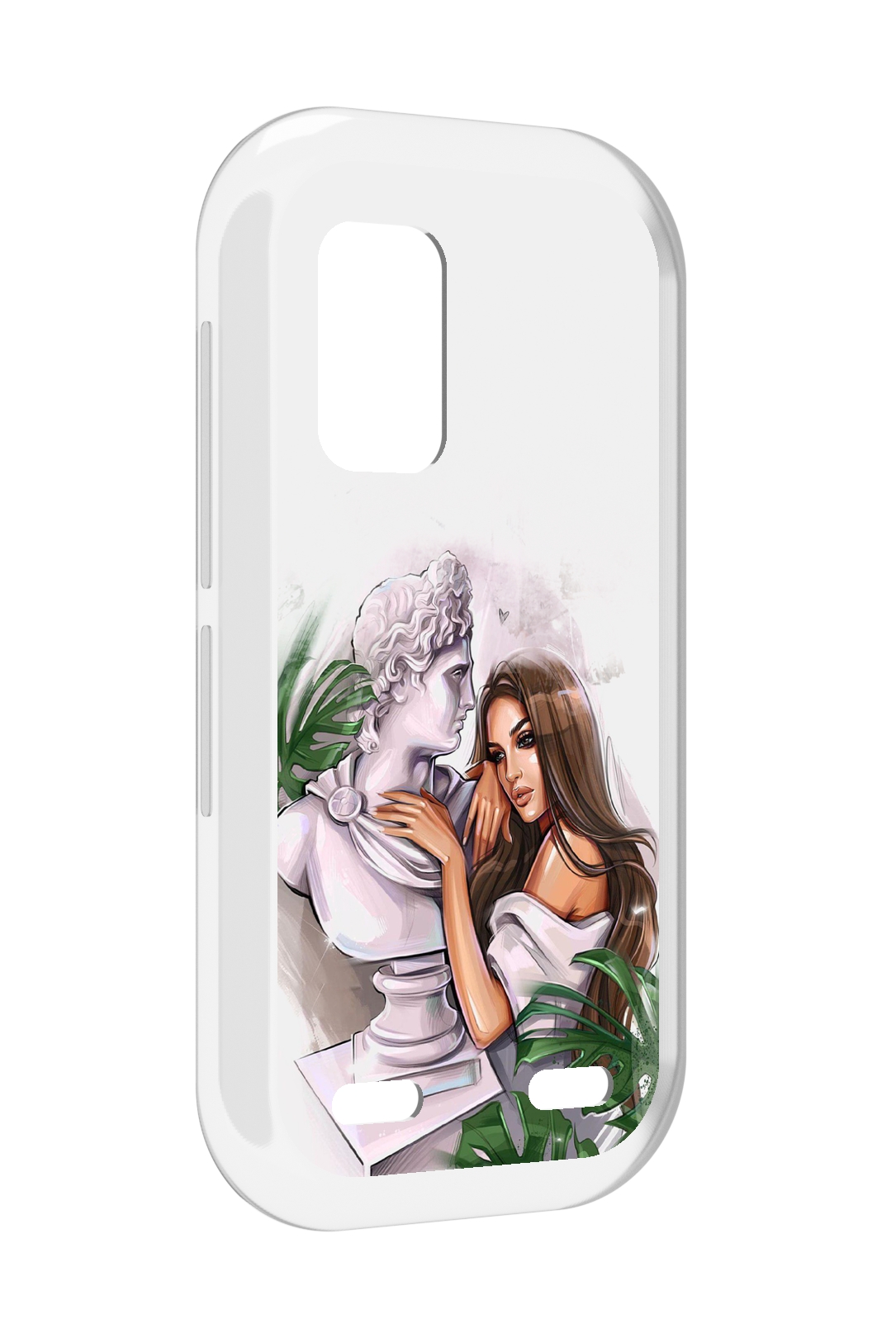 

Чехол MyPads девушка-модель-со-статуей женский для UleFone Armor X10 / X10 Pro, Прозрачный, Tocco