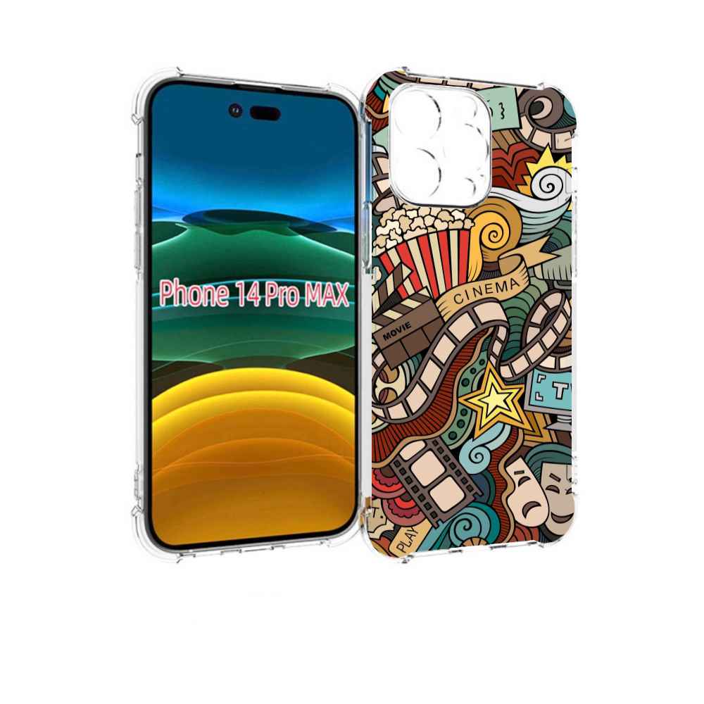 

Чехол MyPads любимое кино для iPhone 14 Pro Max, Прозрачный, Tocco