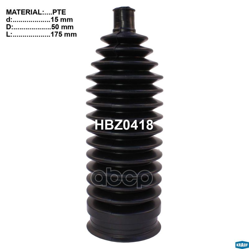 

Пыльник Рулевой Рейки Krauf Hbz0418 Krauf HBZ0418
