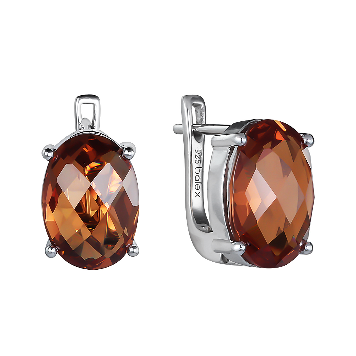 

Серьги женские из серебра Balex Jewellery 2410931746, султанит