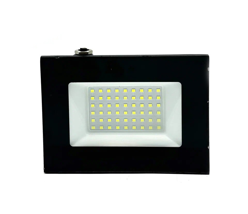 Прожектор уличный светодиодный, 50 Вт, 6500 К, IP 65, холодный белый свет