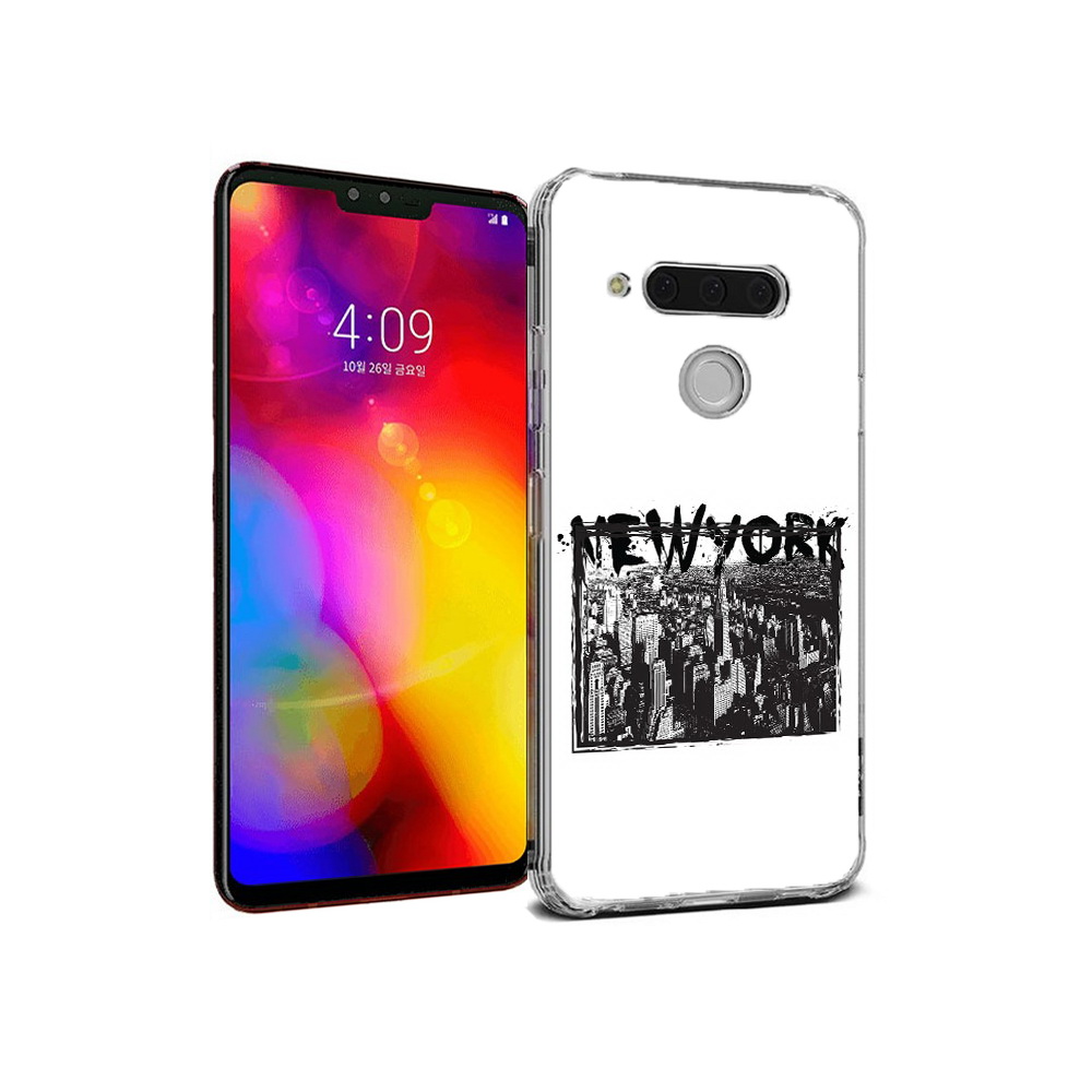 

Чехол MyPads Tocco для LG V40 ThinQ че (PT121590.74.671), Прозрачный, Tocco
