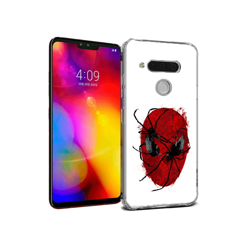 

Чехол MyPads Tocco для LG V40 ThinQ человек паук (PT121590.74.673), Прозрачный, Tocco