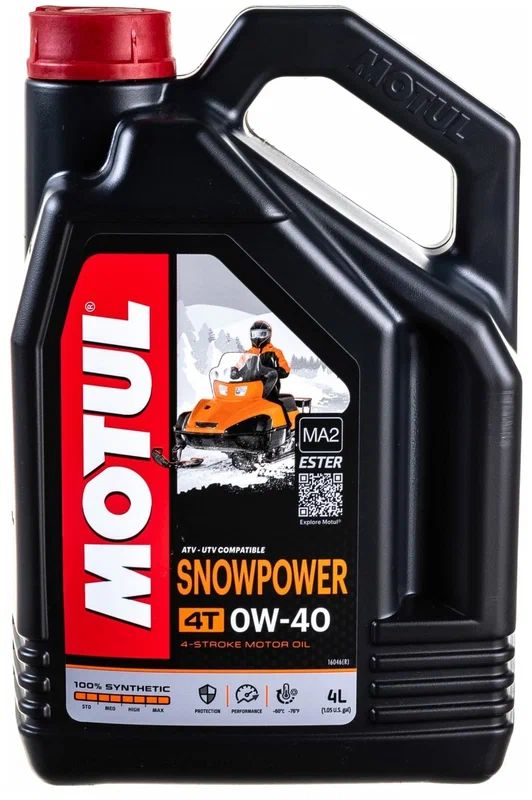 

Моторное масло Motul SnoWpoWer 4T 0W40 4л, SnoWpoWer 4T