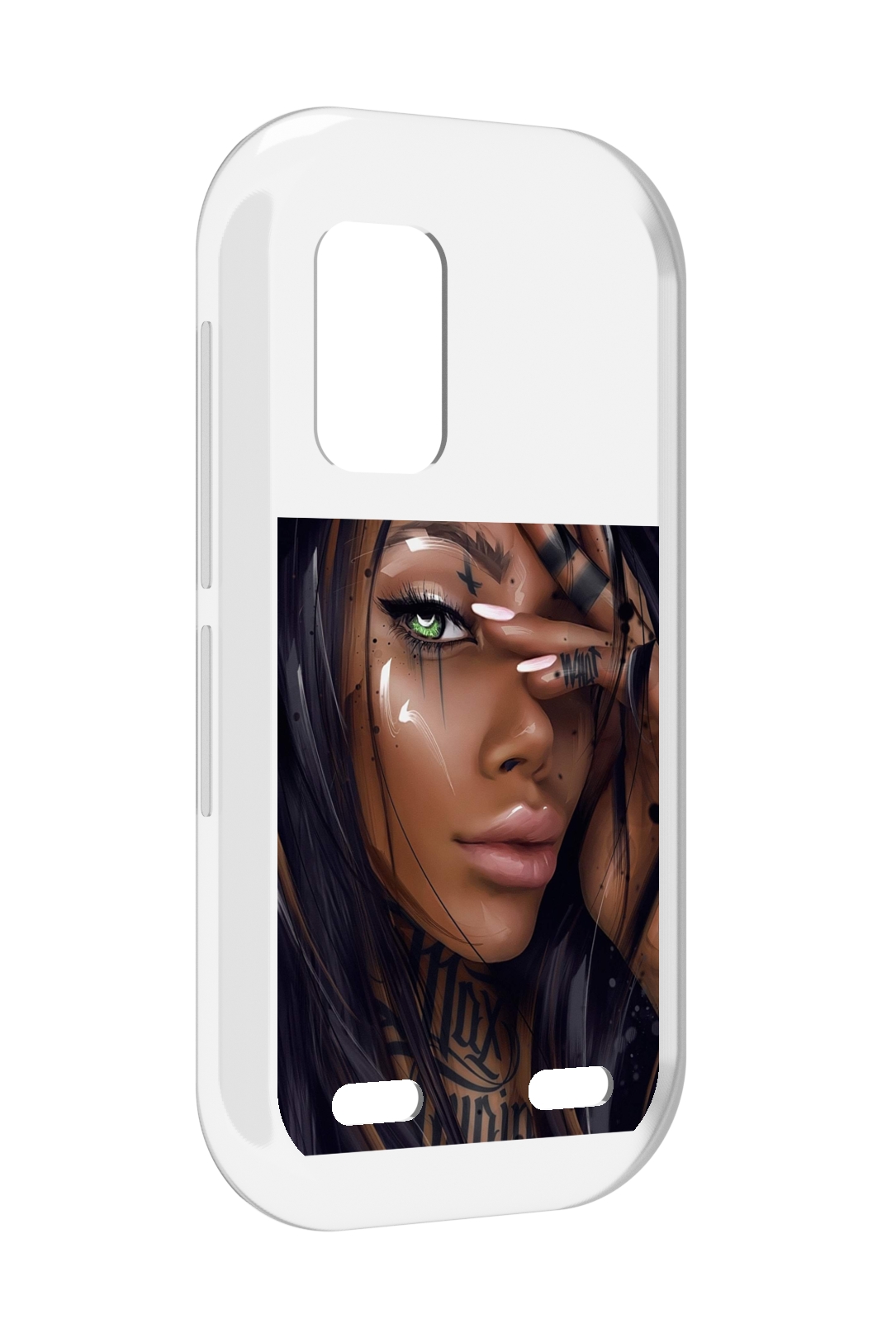 

Чехол MyPads девушка-с-зелеными-глазами-яркими для UleFone Armor X10 / X10 Pro, Прозрачный, Tocco