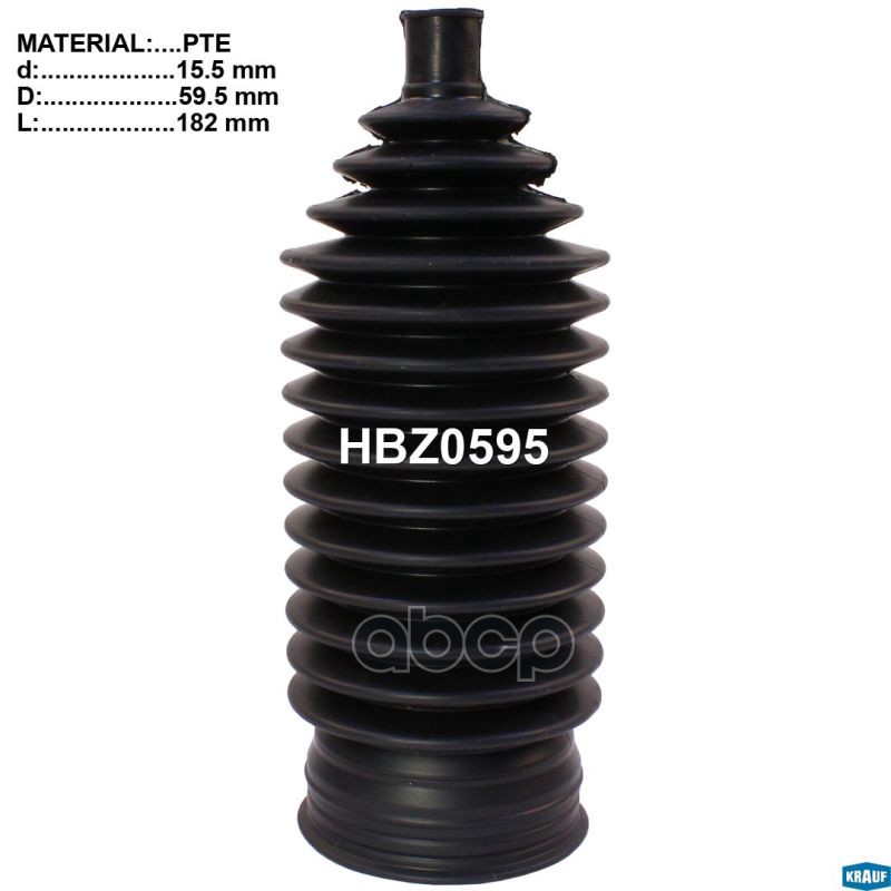 

Пыльник Рулевой Рейки Krauf Hbz0595 Krauf HBZ0595