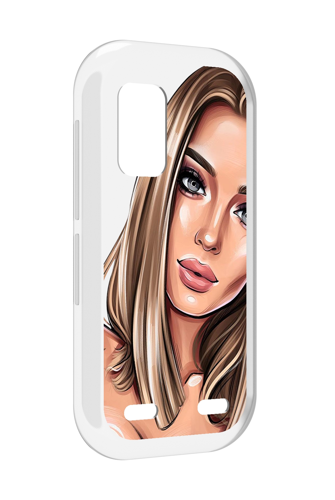 

Чехол MyPads девушка-с-каре женский для UleFone Armor X10 / X10 Pro, Прозрачный, Tocco