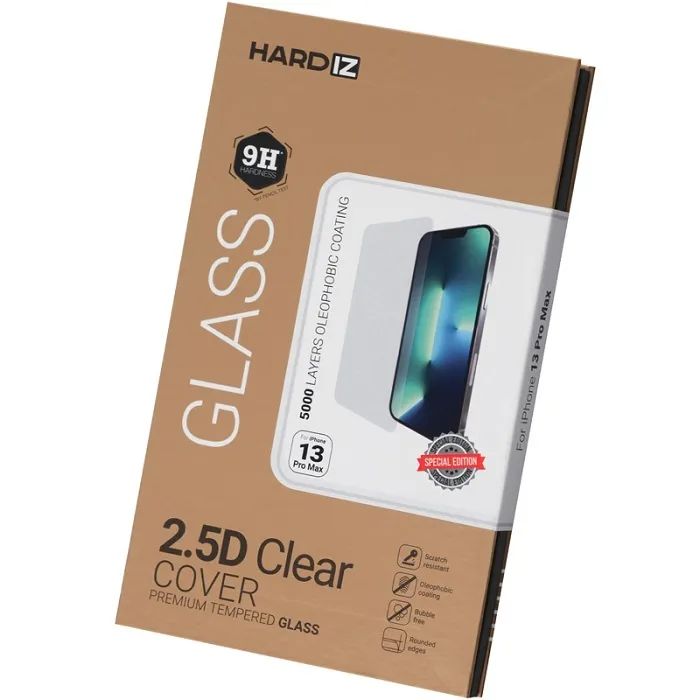 Защитное стекло Hardiz 2.5D Clear Cover Premium Tempered Glass для iPhone 13 Pro Max