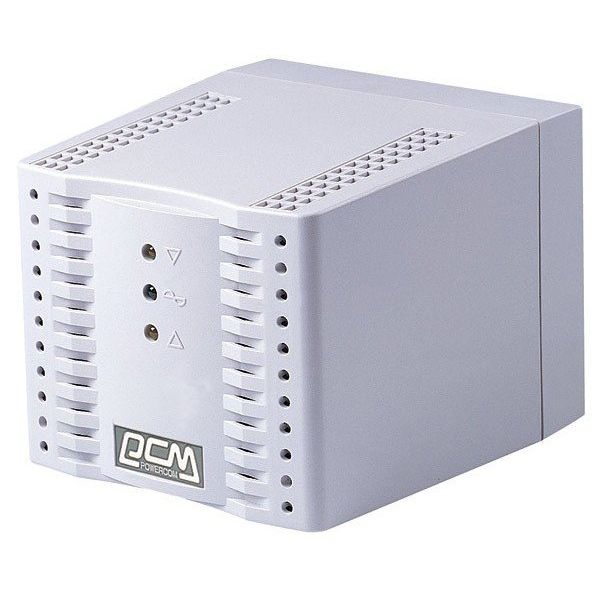 Однофазный стабилизатор Powercom TCA-1200 white