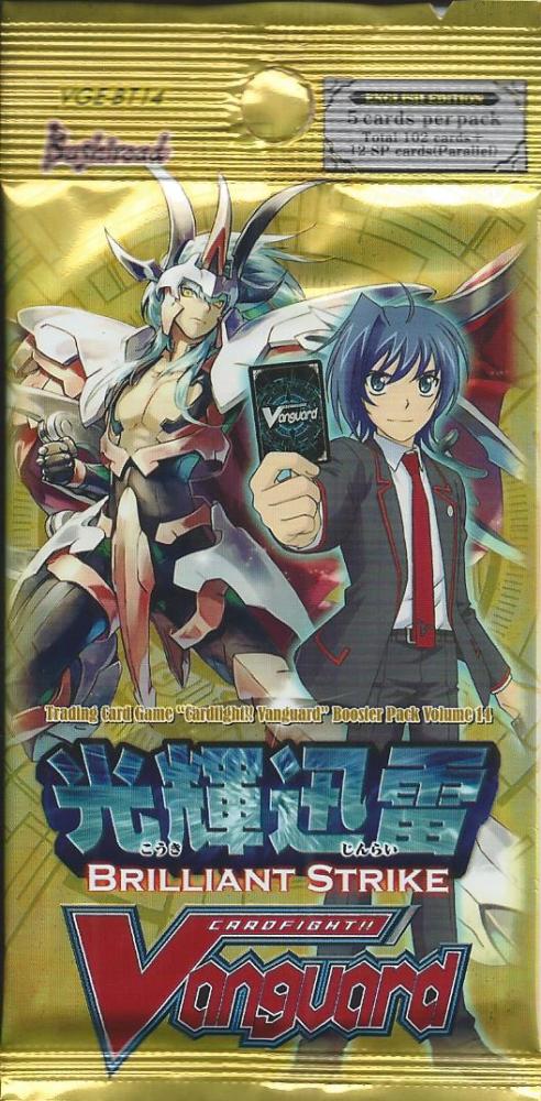 

Бустер Bushiroad Cardfight!! Vanguard: Vol.14 Brilliant Strike на англ. языке, BT14