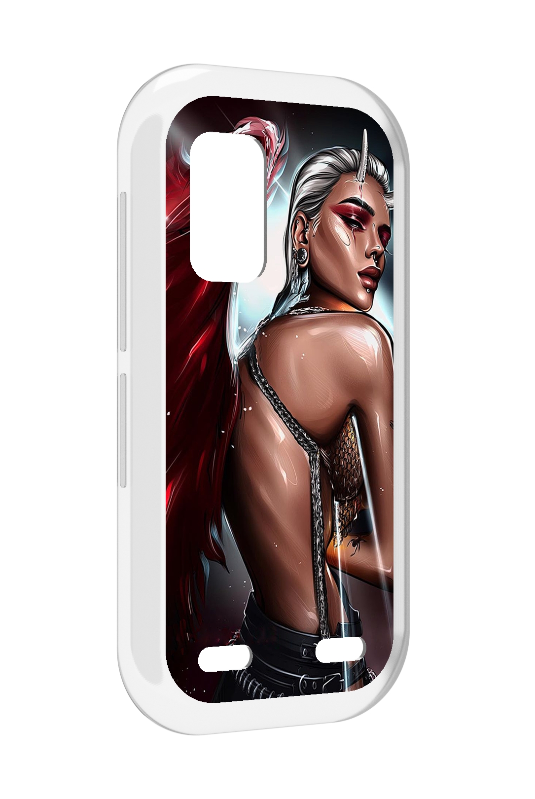 

Чехол MyPads девушка-с-крыльями женский для UleFone Armor X10 / X10 Pro, Прозрачный, Tocco