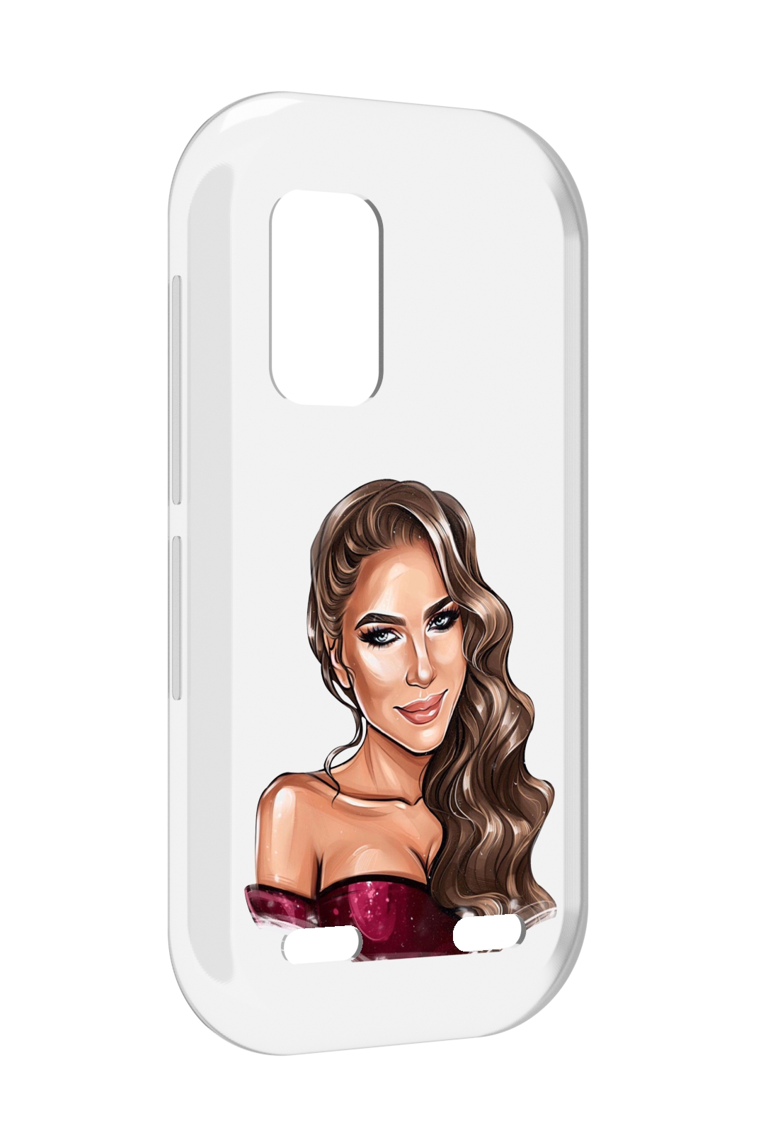 

Чехол MyPads девушка-с-улыбкой женский для UleFone Armor X10 / X10 Pro, Прозрачный, Tocco