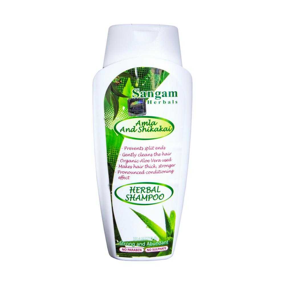 Шампунь Sangam Herbals травяной «Амла и Шикакай», 200 мл