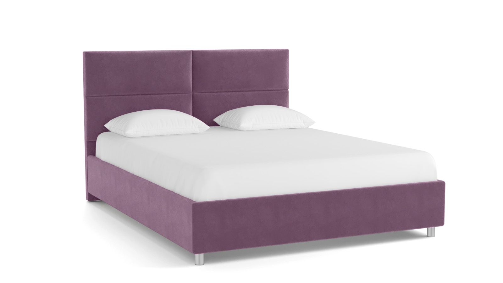 

Кровать Askona ORLANDO Sky Velvet 10 140х200, Фиолетовый