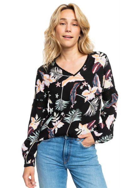 

Блуза женская Roxy ERJWT03489 черная XS, Черный, ERJWT03489