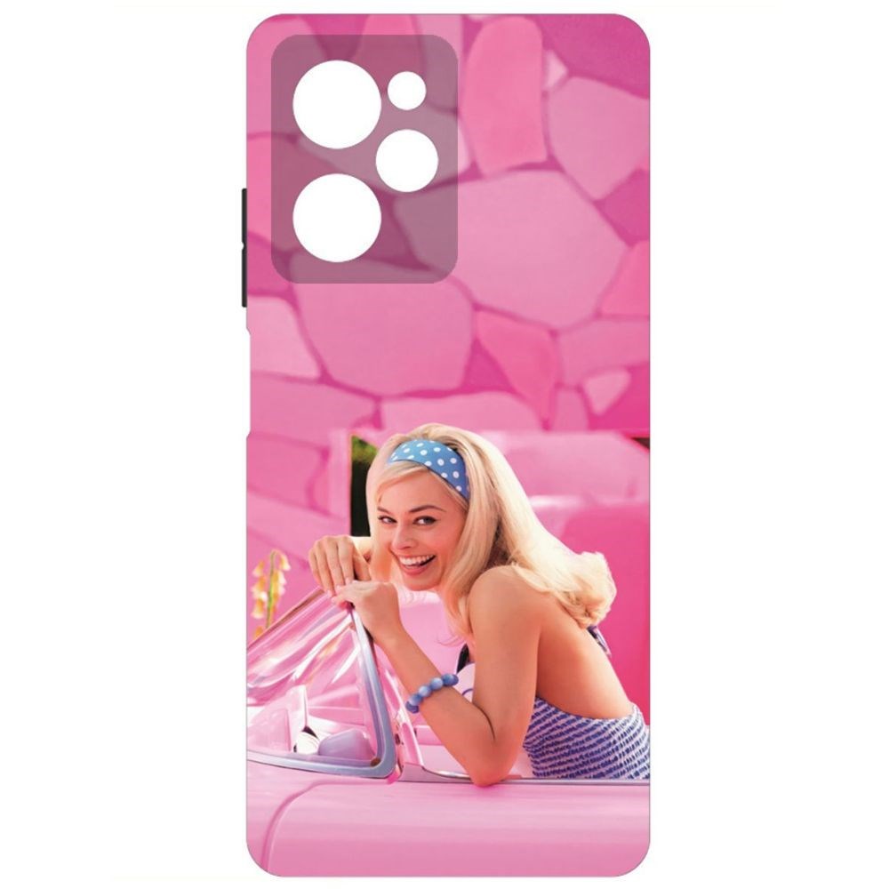 

Чехол-накладка Krutoff Soft Case Барби в розовом для Poco X5 Pro черный
