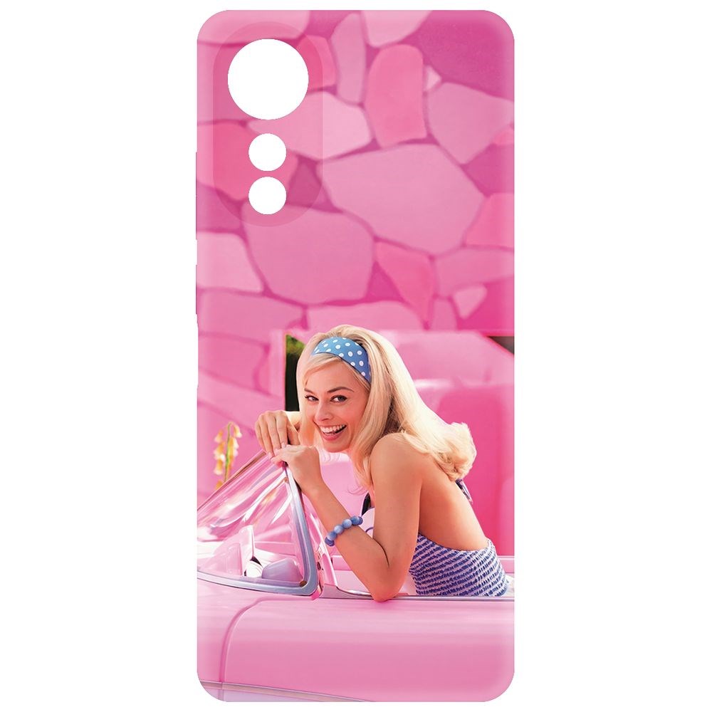 

Чехол-накладка Krutoff Soft Case Барби в розовом для Oppo A78 4G черный