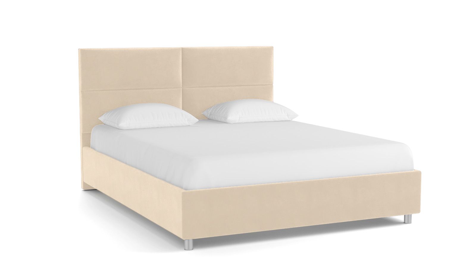 

Кровать Askona ORLANDO Sky Velvet 21 140х200, Бежевый