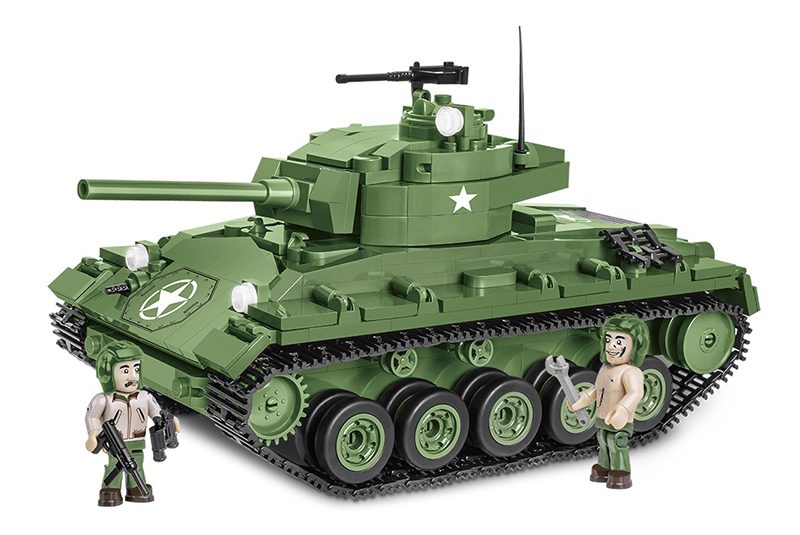 Конструктор Cobi Американский легкий танк M24 Chaffee 590дет. COBI-2543 американский солдат в советском танке война джозефа байерли в войсках сша и ссср
