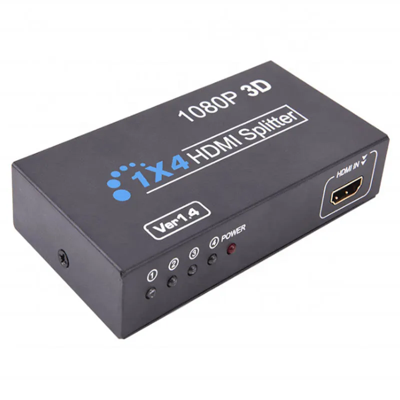 

Сплиттер Divisor SPLITTER HDMI 1X4 HUB 4 PORTAS 1080P 3D VER 1.4, SPLITTER HDMI 1X4 HUB 4 PORTAS 1080P 3D VER 1.4