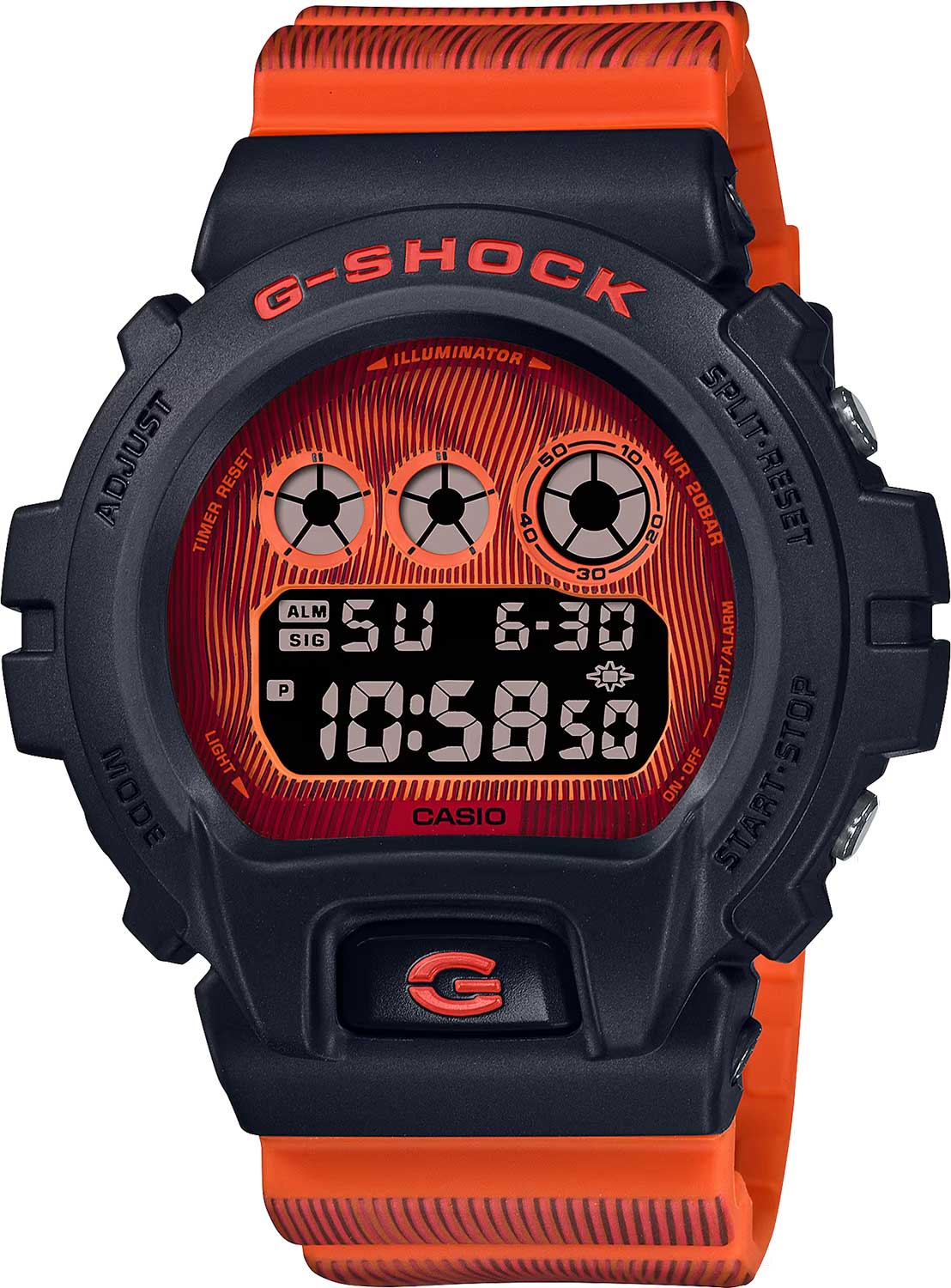 

Наручные часы мужские Casio DW-6900TD-4, DW-6900TD-4