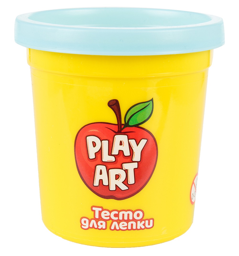 

Тесто для лепки в баночке Play art, 85 грамм, голубой, арт. PA-3167-BLUE