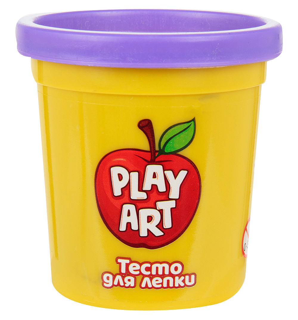 

Тесто для лепки в баночке Play art, 85 грамм, фиолетовый, арт. PA-3167-P
