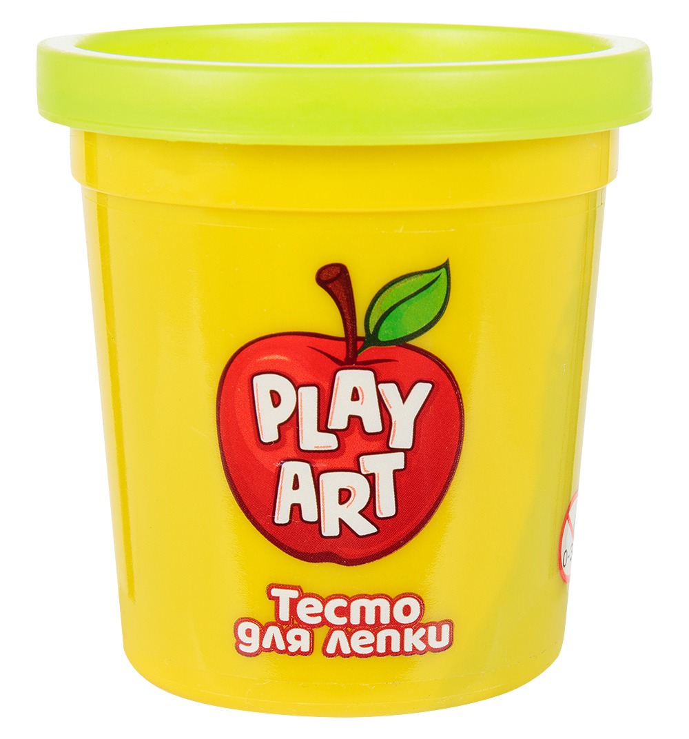 

Тесто для лепки в баночке Play art, 85 грамм, салатовый, арт. PA-3167-G