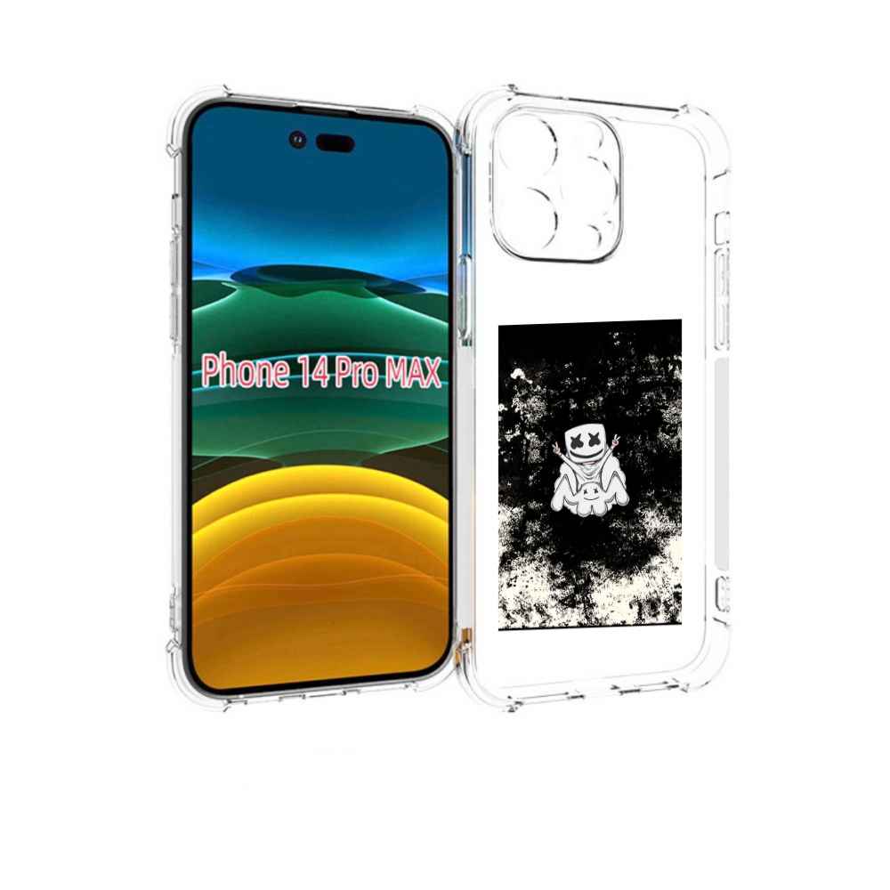 

Чехол MyPads маршмеллоу-френдс для iPhone 14 Pro Max, Прозрачный, Tocco
