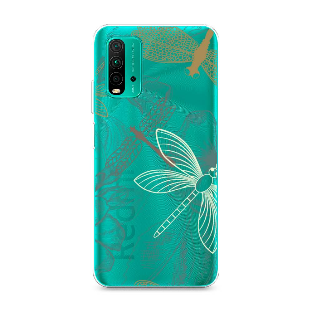 

Чехол Awog на Xiaomi Redmi 9T "Тени стрекоз", Разноцветный, 39850-8