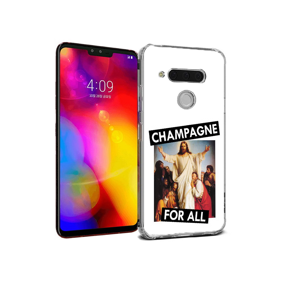 

Чехол MyPads Tocco для LG V40 ThinQ шампанское (PT121590.74.697), Прозрачный, Tocco