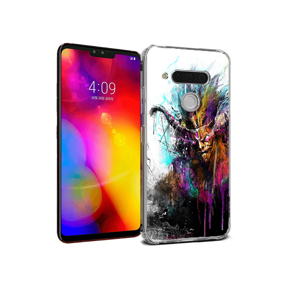 

Чехол MyPads Tocco для LG V40 ThinQ яркий дьявол (PT121590.74.709), Прозрачный, Tocco