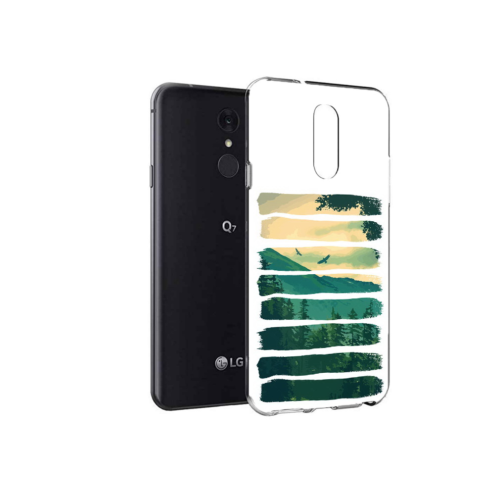 

Чехол MyPads Tocco для LG Q7 Лесная чаща (PT113427.75.107), Tocco